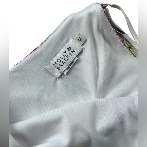 MOLLY BRACKEN Parrot-Print Mini Dress - Picture 6 of 6